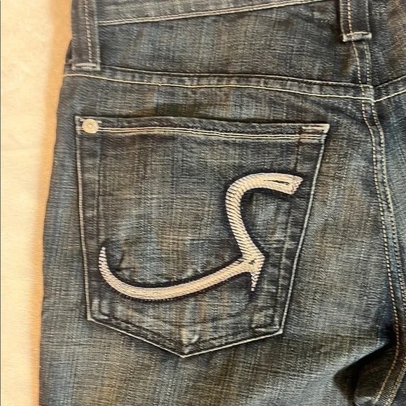 Women’s Rock & Republic Boot Cut Blue Jeans Premium Denim Size 32x32 - Picture 10 of 13